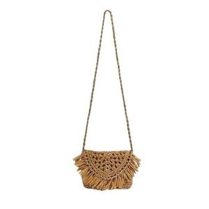 Shein Fringe Foldover Top Purse 💕